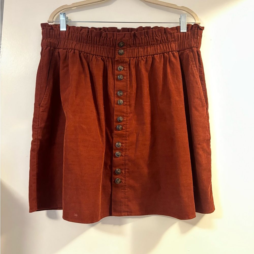 Madewell Rust Colored Skirt